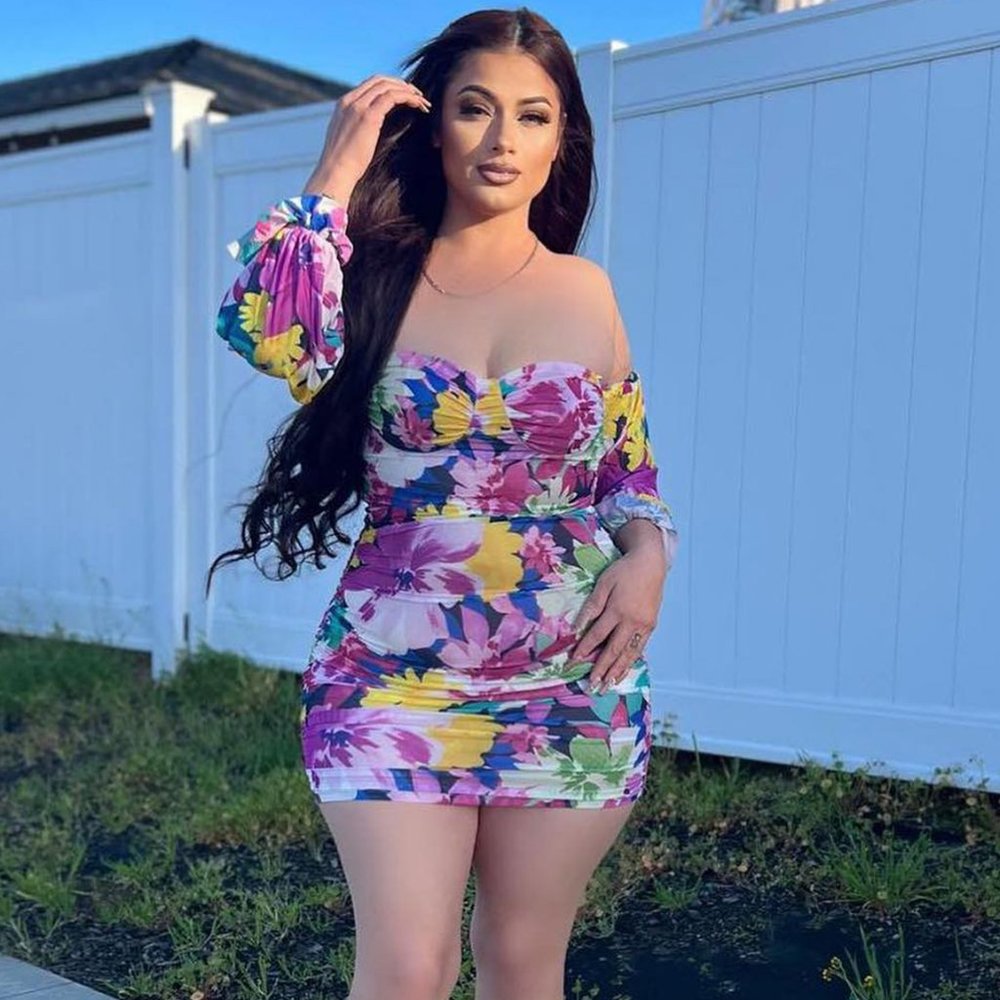 ✨NEW✨Womens Sexy Floral Mini Dress